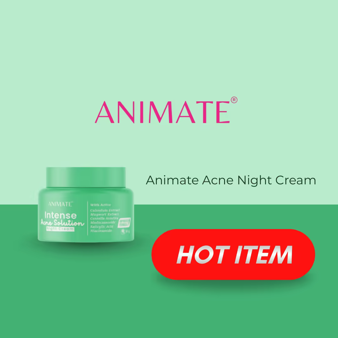 Animate Acne Solution Night Cream 10Gr