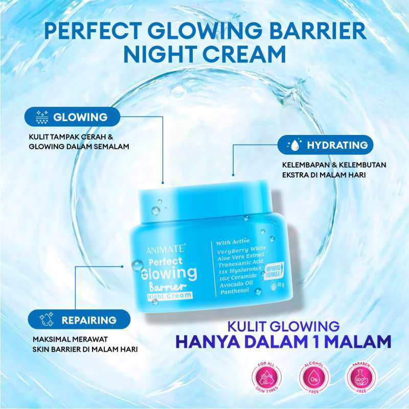 Animate Glowing Barrier Night Cream 10 Gr